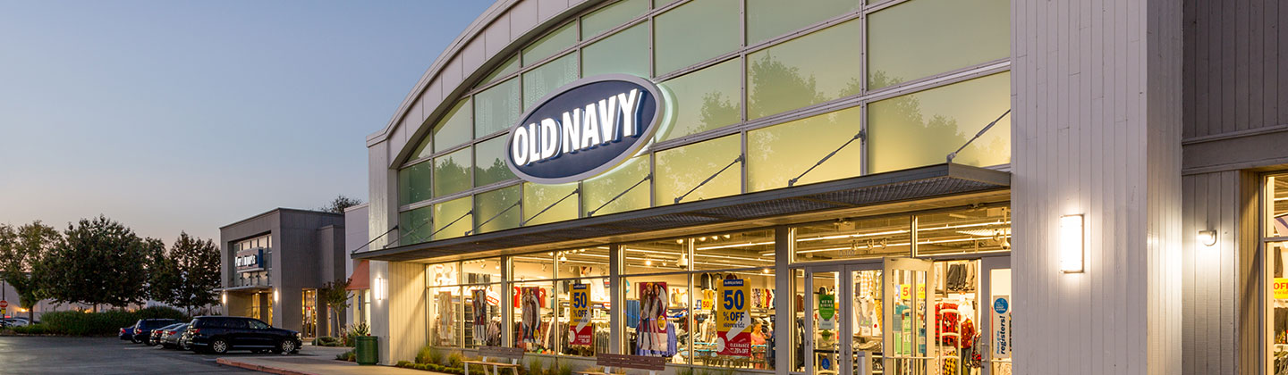 Willows Shopping Center Old Navy exterior