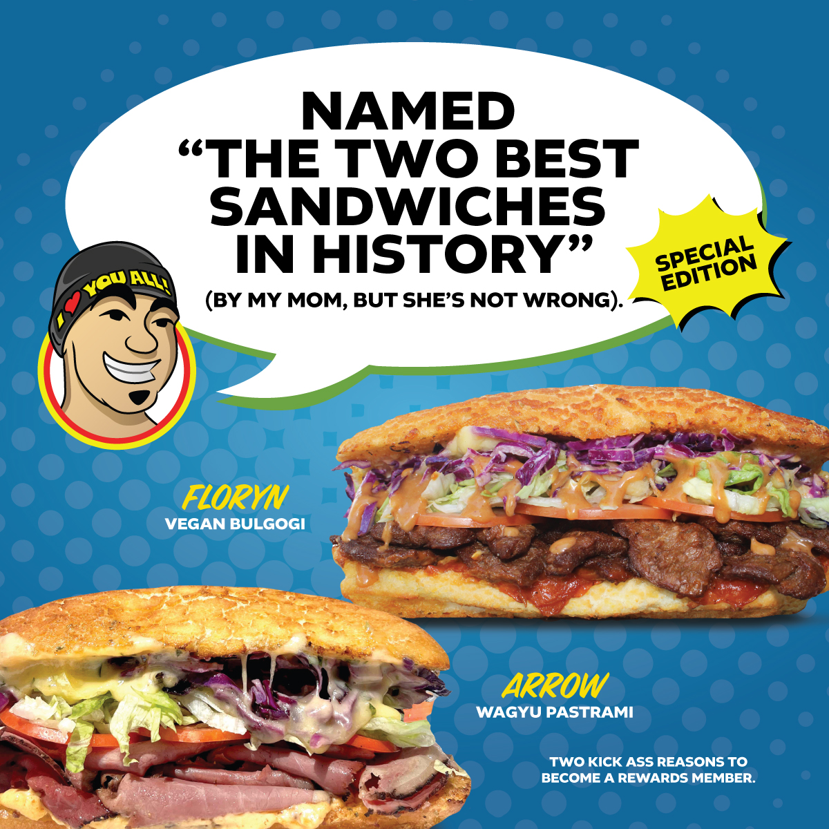 Celebrate National Sandwich Month with Ike’s icon